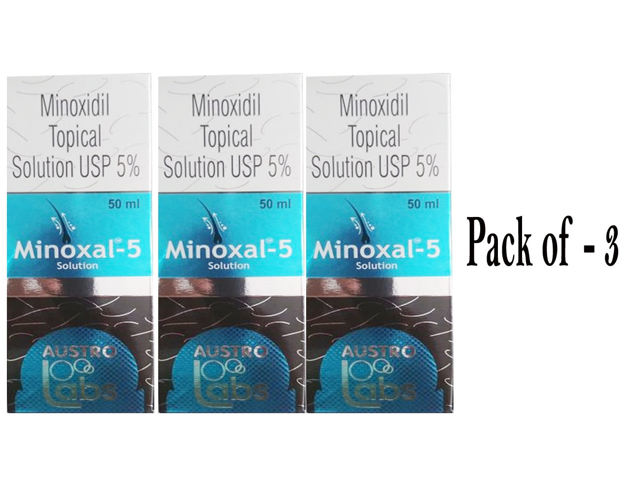 Austro Labs Minoxal Solution, for Hair Growth 60ml Pack of - 1