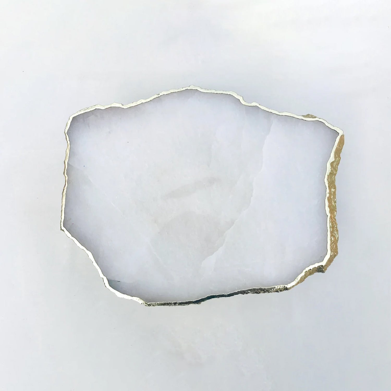 White Agate Cake Stand/Centrepiece/Display Stand/Tray by The Tangerine Store