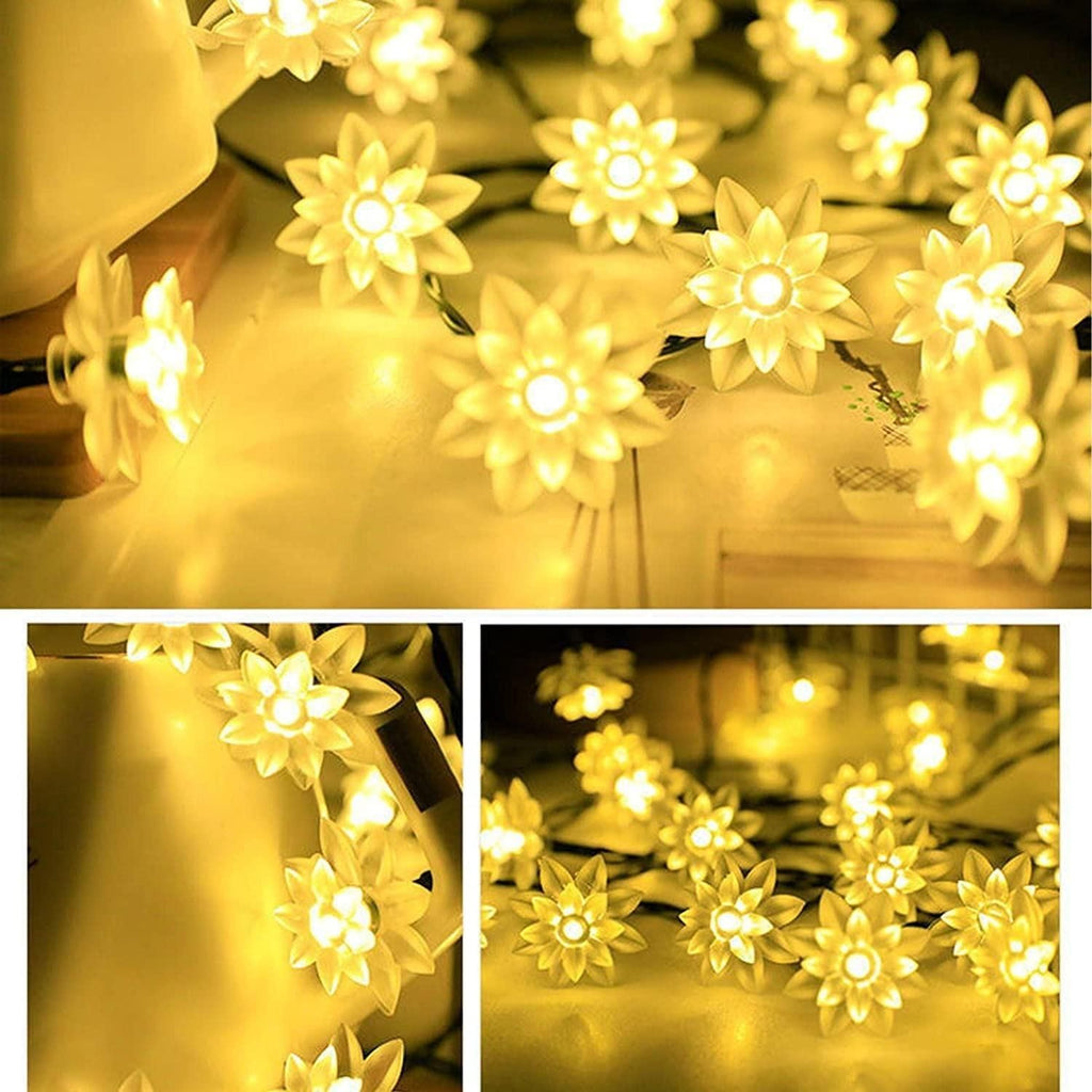 Flower String Lights by ui3p09-ew