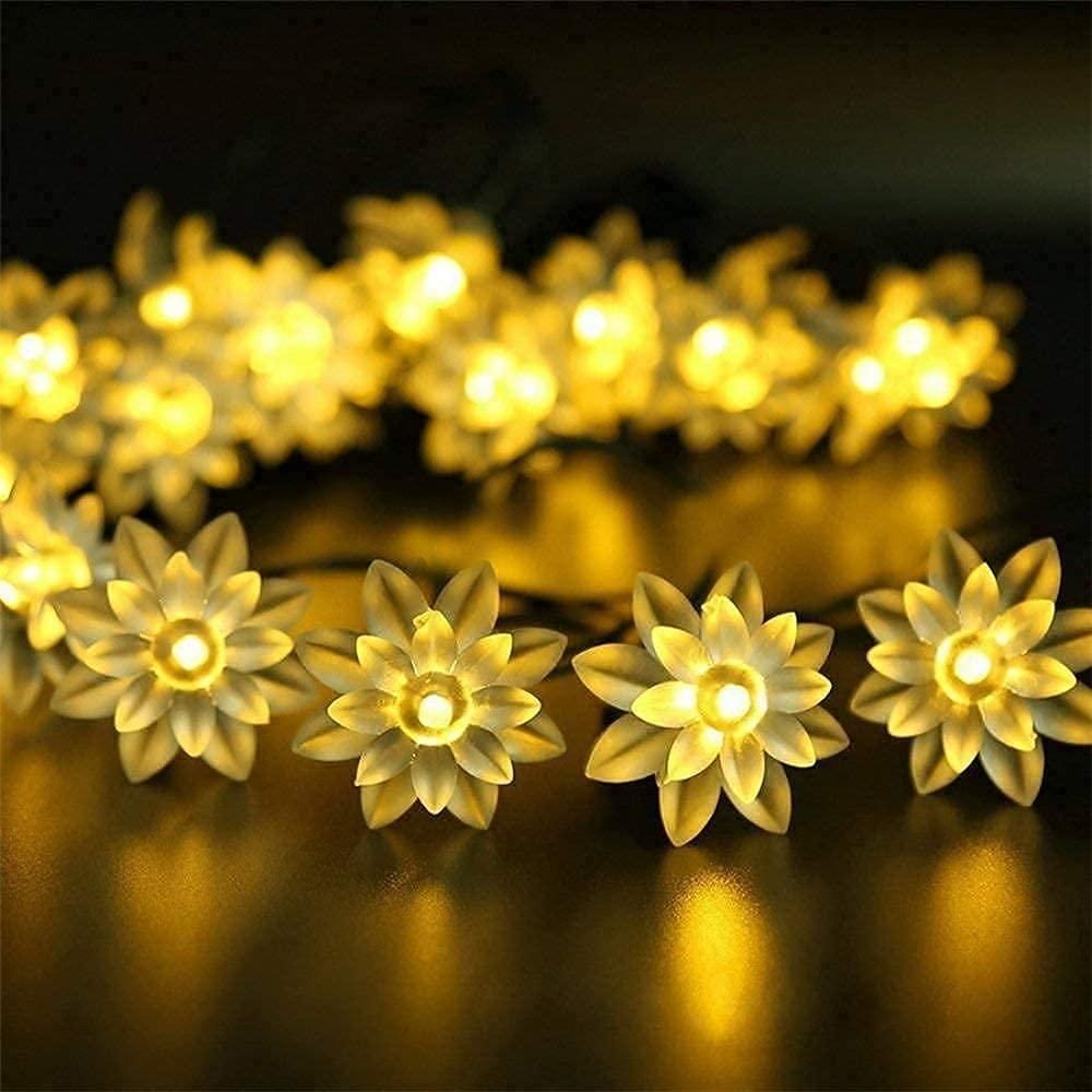 Flower String Lights by ui3p09-ew