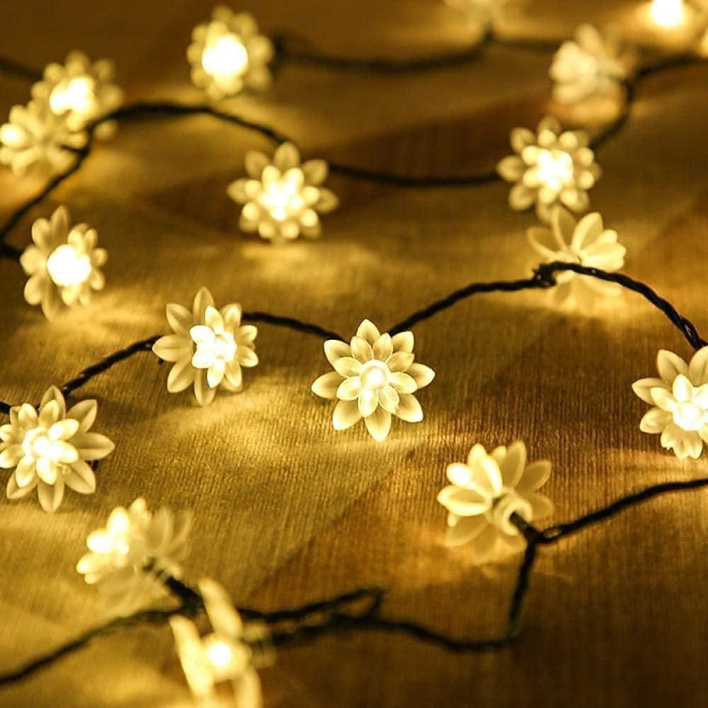 Flower String Lights by ui3p09-ew