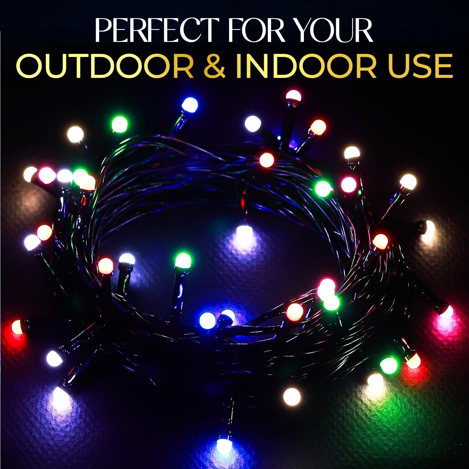 Lexton 40 LED Power Pixel String Lights (Multicolor, Pack of 1) | Plug-Sourced for Indoor/Outdoor Decorations, Including Diwali, Christmas, Ramadan, Weddings, Parties, Festivals. by Amazon